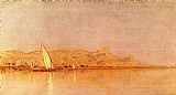 Sanford Robinson Gifford On the Nile, Gebel Shekh Hereedee painting